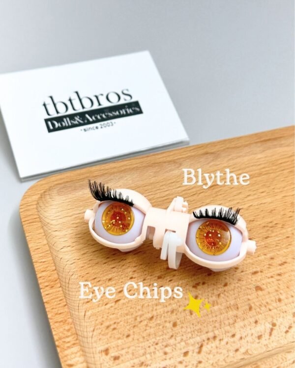 Blythe Eye Chips - Glitter #214 Yellow Gold