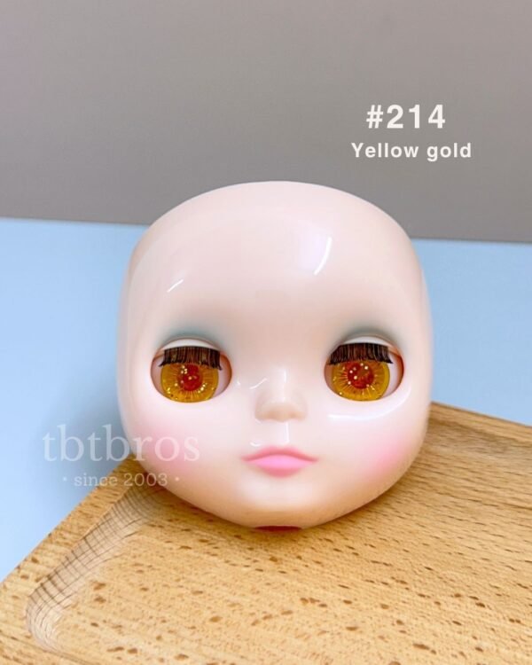 Blythe Eye Chips - Yellow Glitter Series