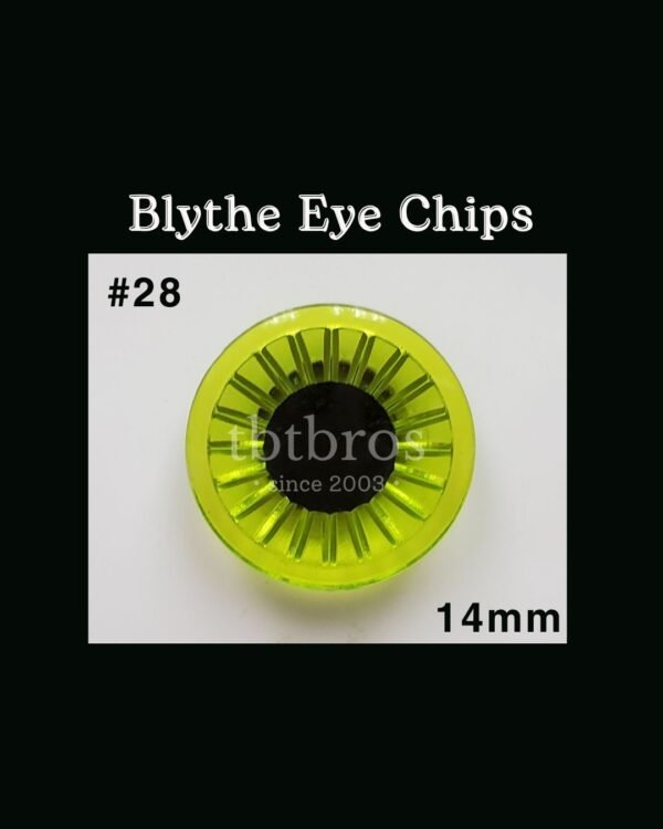 Blythe Eye Chips - #28 Yellow Green