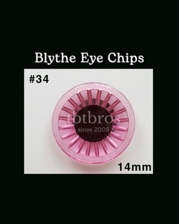 Blythe Eye Chips - #34 Rose Pink