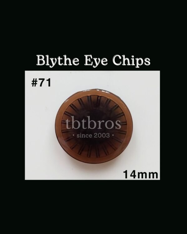 Blythe Eye Chips - #71 Chocolate