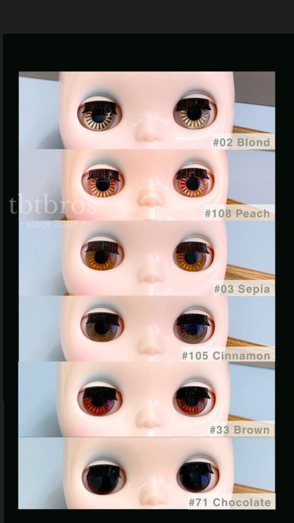 Blythe Eye Chips - #03 Sepia