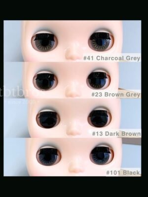 dark grey-sum-1 Blythe Eye Chips - Dark Grey Series