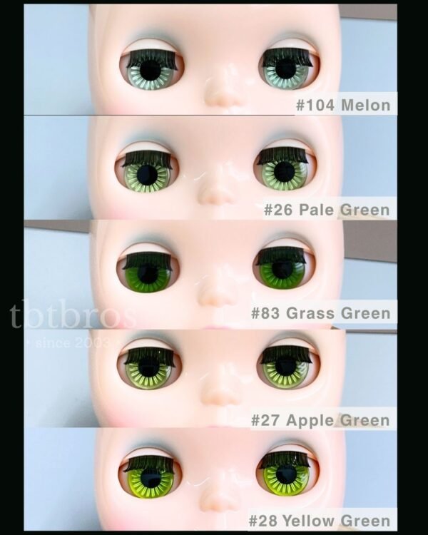 Blythe Eye Chips - Light Green Series