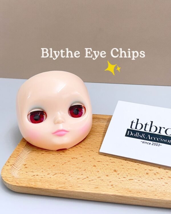 Blythe Eye Chips - #66 Ruby