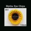 Blythe Eye Chips - #61 Yellow Gold