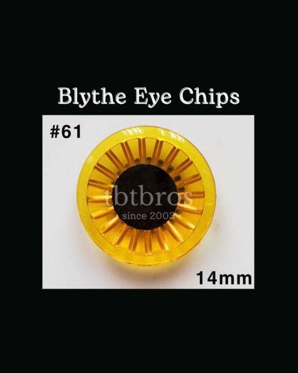 Blythe Eye Chips - #61 Yellow Gold