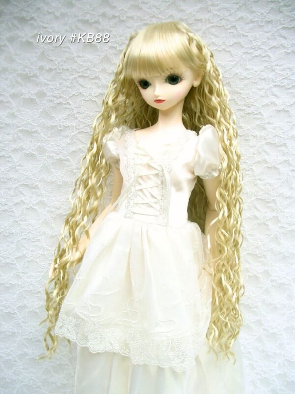 Wig / 9-10 inch / Long Wave with Bangs *Longer ver.  (Ivory #KB88)