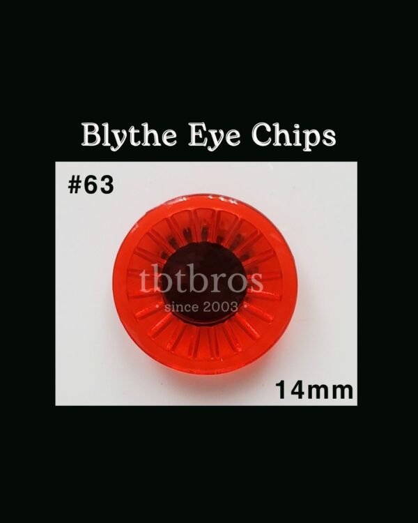 Blythe Eye Chips - #63 Vermillion