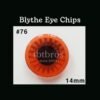 Blythe Eye Chips - #76 Dark Orange