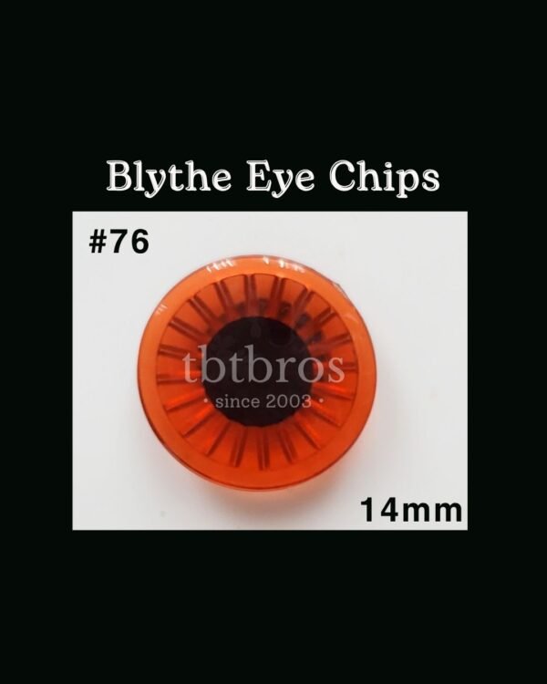Blythe Eye Chips - #76 Dark Orange