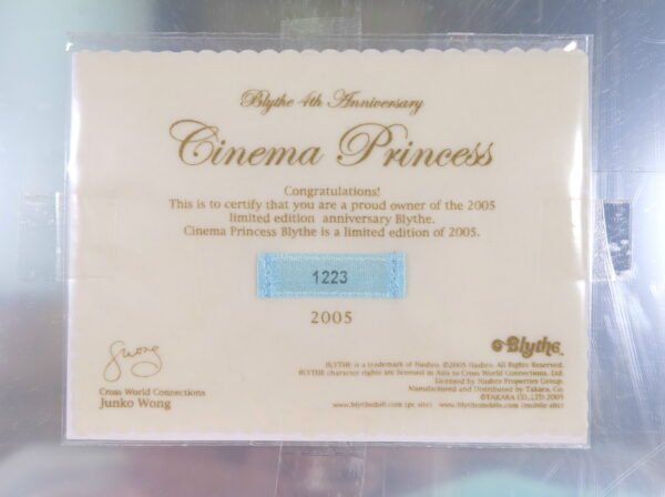 [Limited] Blythe / 4th Anniversary Cinema Princess