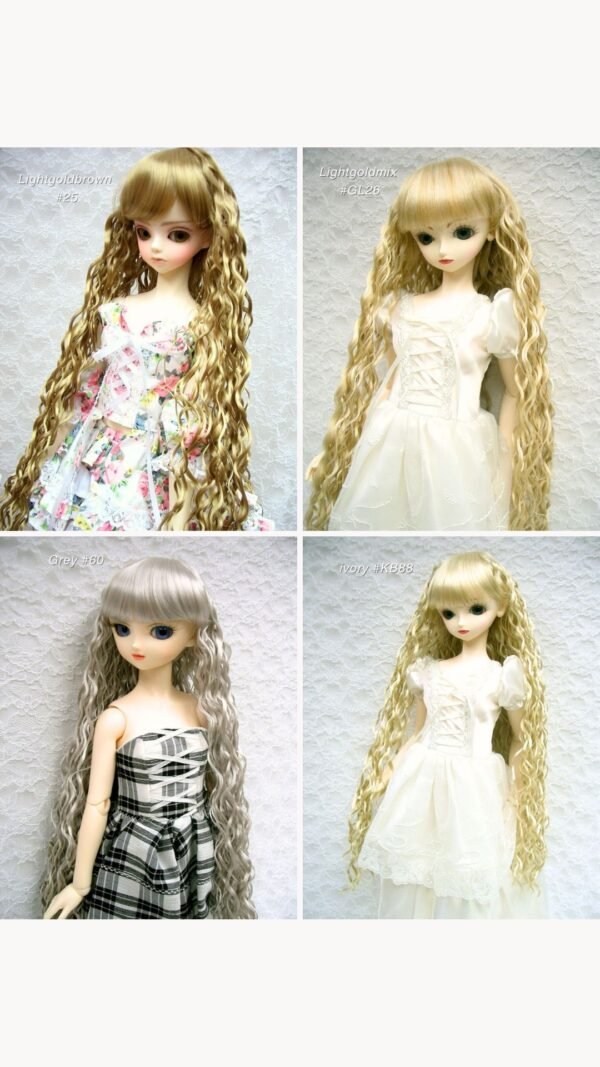 Wig / 9-10 inch / Long Wave with Bangs *Longer ver.  (Ivory #KB88)