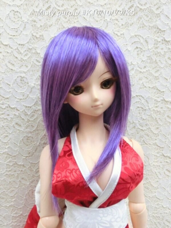 Wig / 8-9 inch / Semi-long Layer (Misty purple #K10/10/V9/K5)