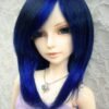 Wig / 8-9 inch / Semi-long Layer (Darknavymix #2B7T)