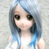 Wig / 8-9 inch / Semi-long Layer (Grey-blue #60/B5HL)