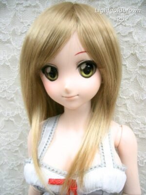 Wig / 8-9 inch / Semi-long Layer (Lightgoldbrown #25)