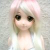 Wig / 8-9 inch / Semi-long Layer (Pink-white #K1/K19T)