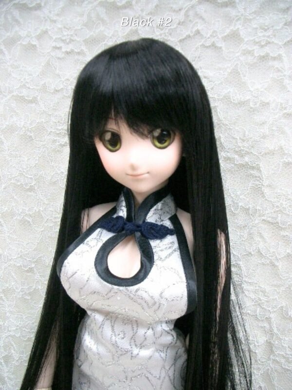 Wig / 8-9 inch / Medium Long Straight (Black #2)