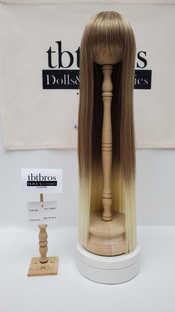 Wig / 8-9 inch / Medium Long Straight (Brown-ivory #12/KB88T)