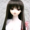 Wig / 8-9 inch / Medium Long Straight (Darkbrown #8)