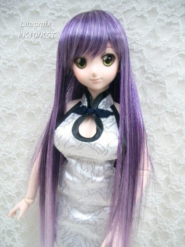 Wig / 8-9 inch / Medium Long Straight (Lilacmix #K10/K5T)