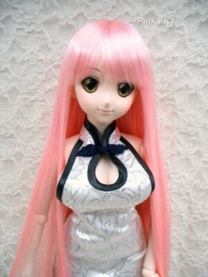 Wig / 8-9 inch / Medium Long Straight (Pink #K1)