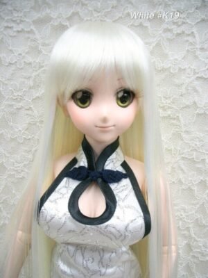 Wig / 8-9 inch / Medium Long Straight (White #K19)