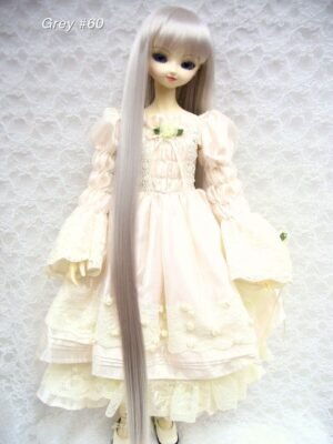 Wig / 9-10 inch / Super Long Straight *Length 56cm  (Grey #60)