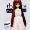 Wig / 7-8 inch / Long Straight *28cm (Black-red Highlight #2/K7HL)