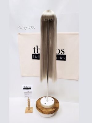 Wig / 7-8 inch / Long Straight *40cm (Grey #60)