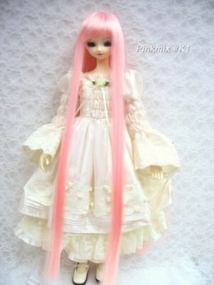 Wig / 9-10 inch / Super Long Straight *Length 56cm  (Pinkmix #K1)
