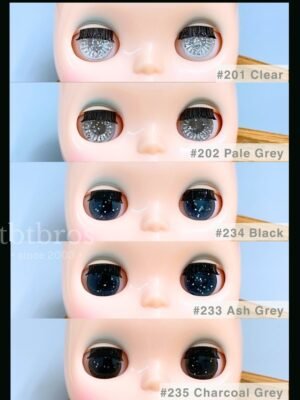 Blythe Eye Chips - Grey Glitter Series