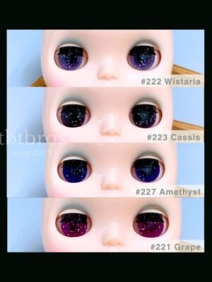Blythe Eye Chips - Purple Glitter Series